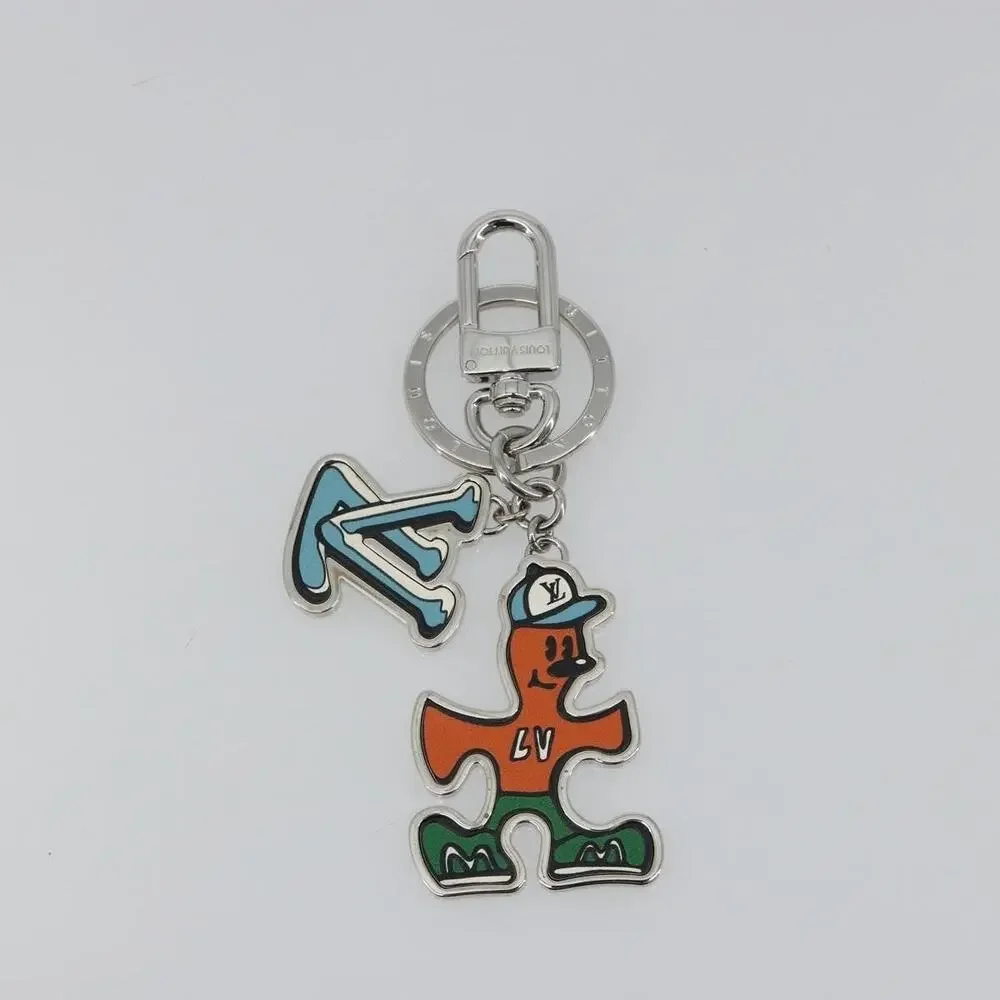 Louis Vuitton Porte Cles LV Puzzle Charm Silver